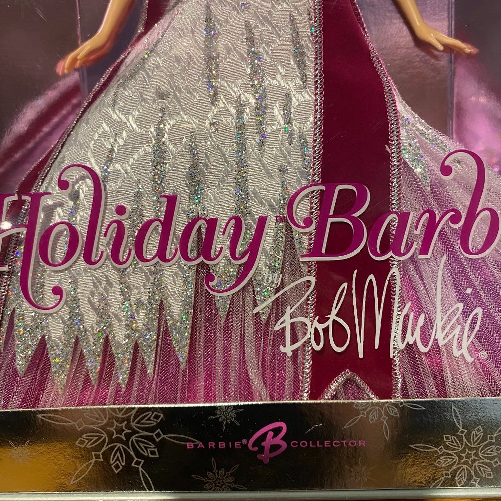Vintage "2005" Bob Mackie Holiday Barbie - Picture 3 of 11
